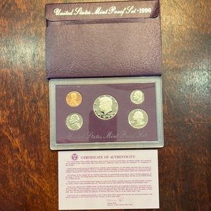 US Mint Proof Set 1990